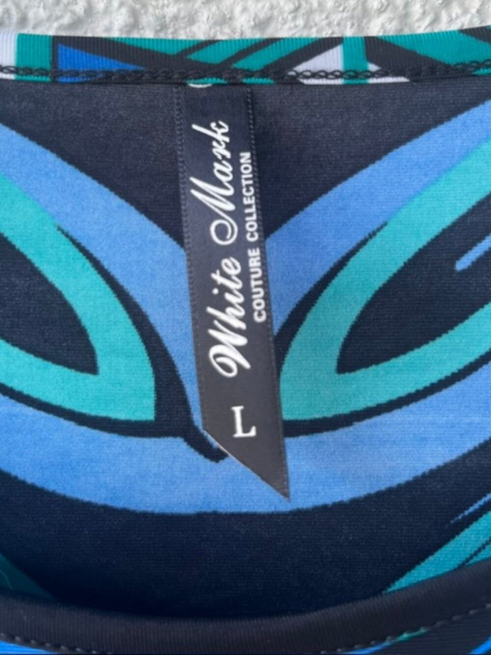 Bold Mod Dress in Cool Colors – NWT - Picture 4 of 5